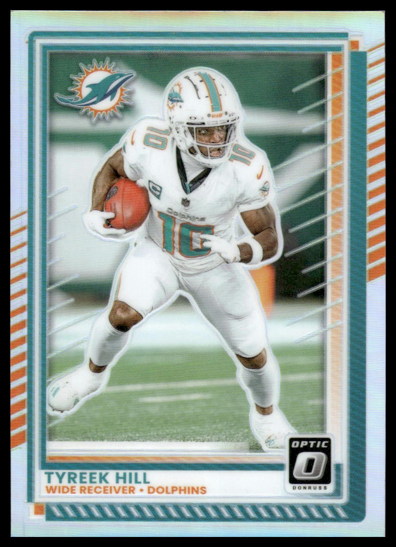 Tyreek Hill 2025 Donruss Optic #150 Holo
