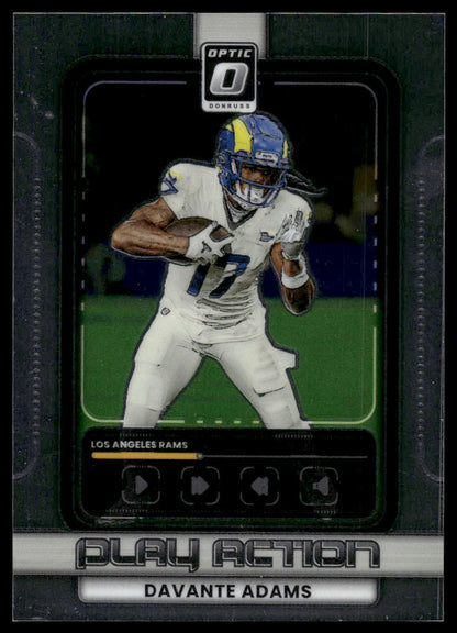 Davante Adams 2025 Donruss Optic #19 Play Action