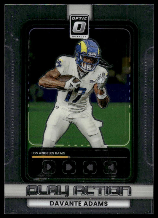 Davante Adams 2025 Donruss Optic #19 Play Action