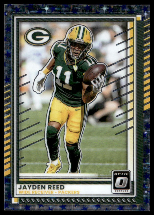 Jayden Reed 2025 Donruss Optic #41 Holo