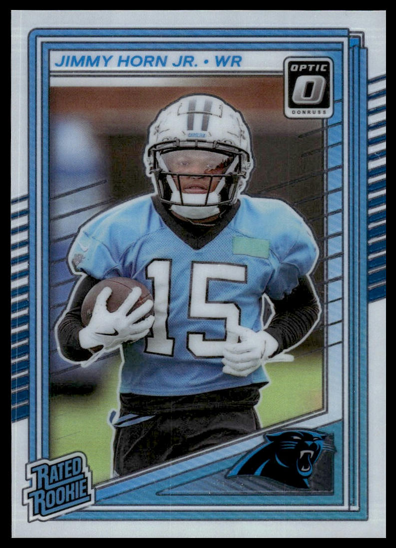 Jimmy Horn Jr. 2025 Donruss Optic #281 Purple Shock RC
