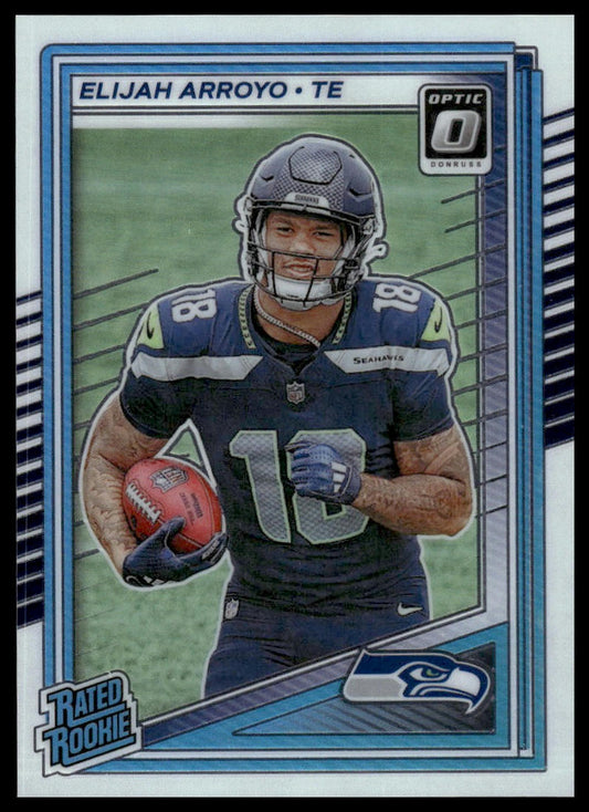 Elijah Arroyo 2025 Donruss Optic #214 Blue Hyper RC