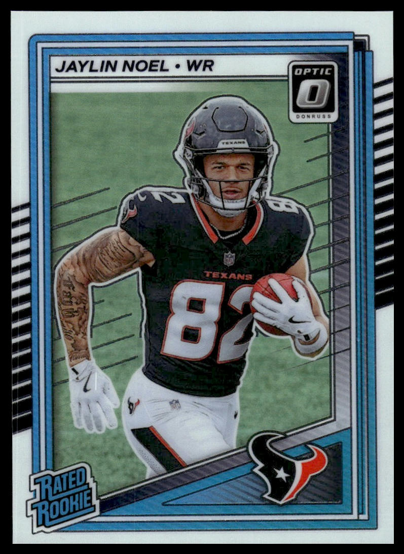 Jaylin Noel 2025 Donruss Optic #241 Purple Shock RC