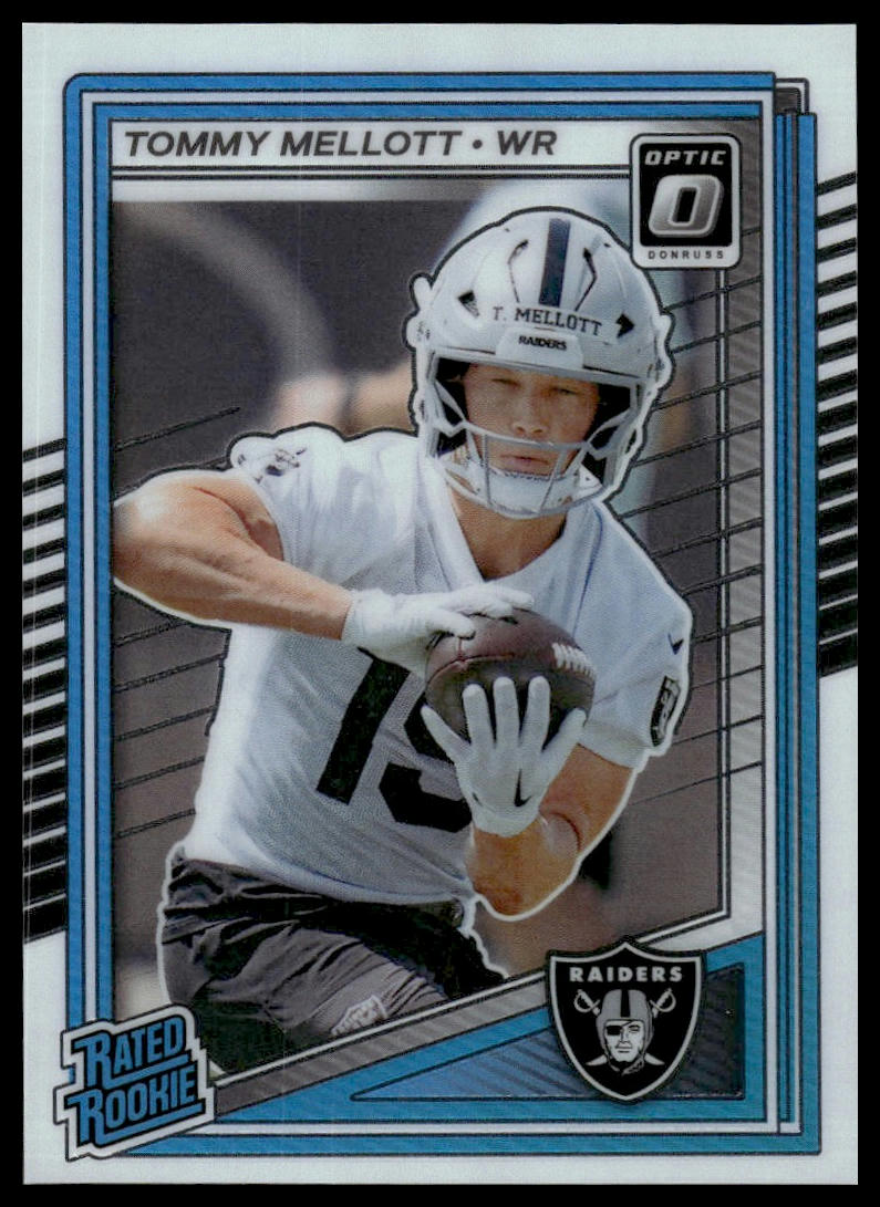 Tommy Mellott 2025 Donruss Optic #299 Green Hyper RC