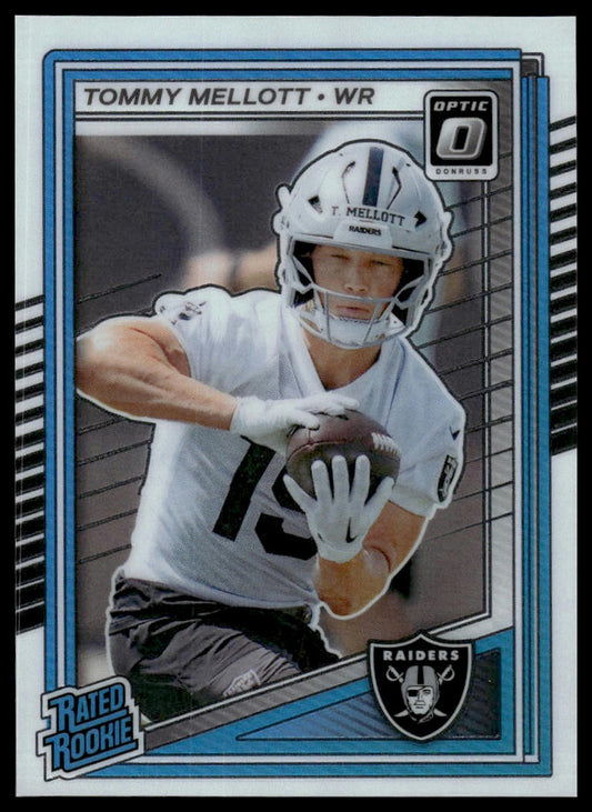 Tommy Mellott 2025 Donruss Optic #299 Green Hyper RC