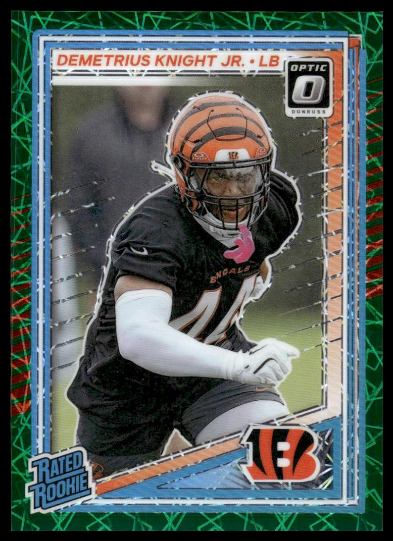 Demetrius Knight Jr. 2025 Donruss Optic #296 Orange Scope RC