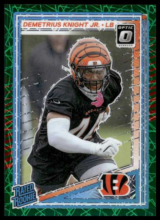 Demetrius Knight Jr. 2025 Donruss Optic #296 Orange Scope RC