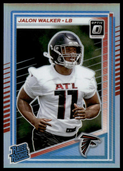 Jalon Walker 2025 Donruss Optic #290 Holo RC