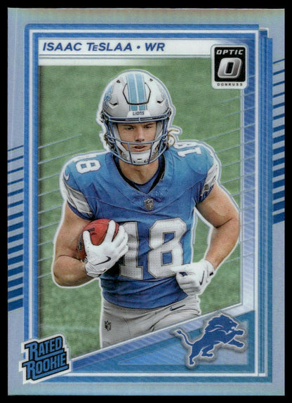Isaac TeSlaa 2025 Donruss Optic #219 Blue Hyper RC