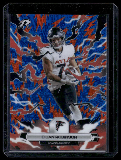 2025 Topps Resurgence #5 Bijan Robinson Blue & Orange Spark Refractor
