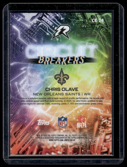 2025 Topps Resurgence #CB-24 Chris Olave Circuit Breakers
