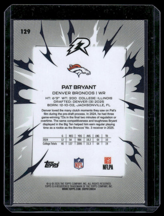 2025 Topps Resurgence #129 Pat Bryant
