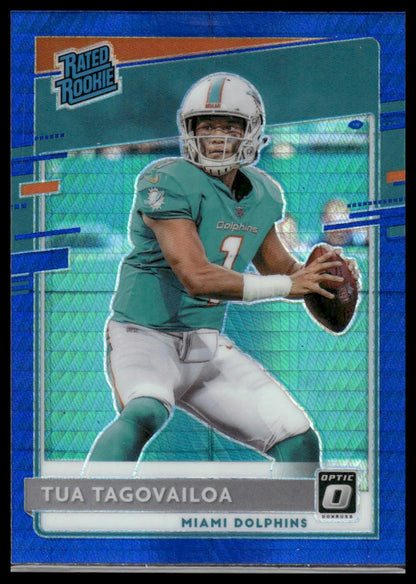 Tua Tagovailoa 2020 Donruss Optic #152 Purple Shock RC