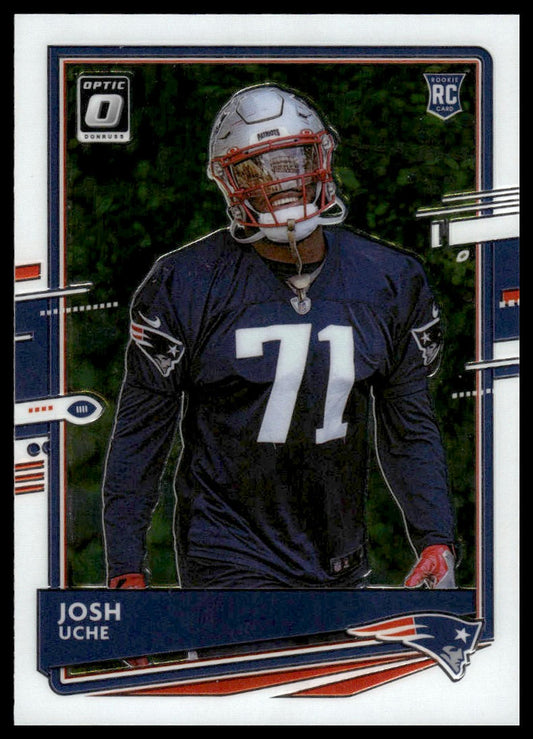 Josh Uche 2020 Donruss Optic #137 Blue Scope RC