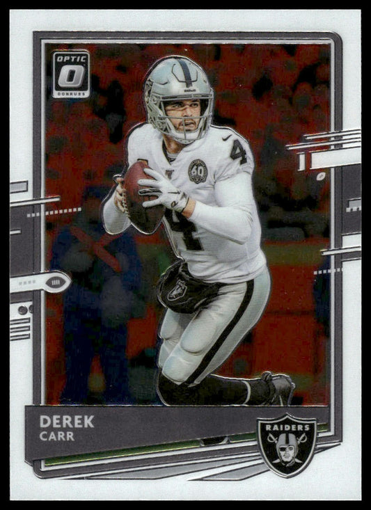 Derek Carr 2020 Donruss Optic #51 Holo