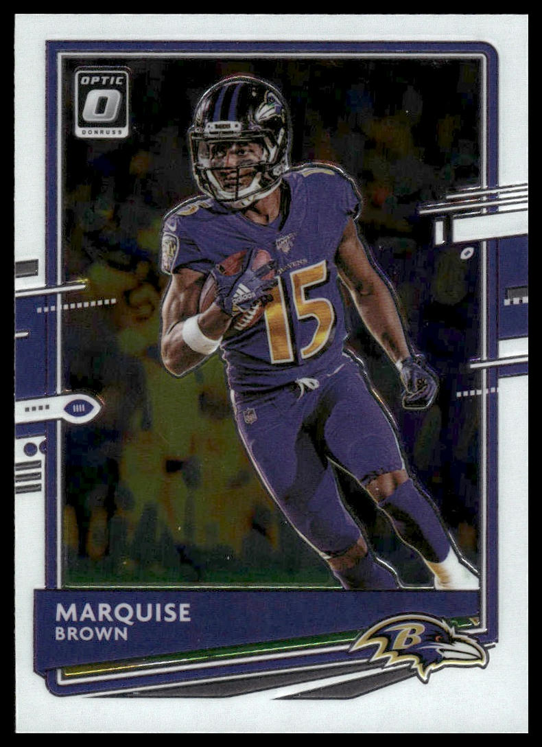 Marquise Brown 2020 Donruss Optic #12 Holo