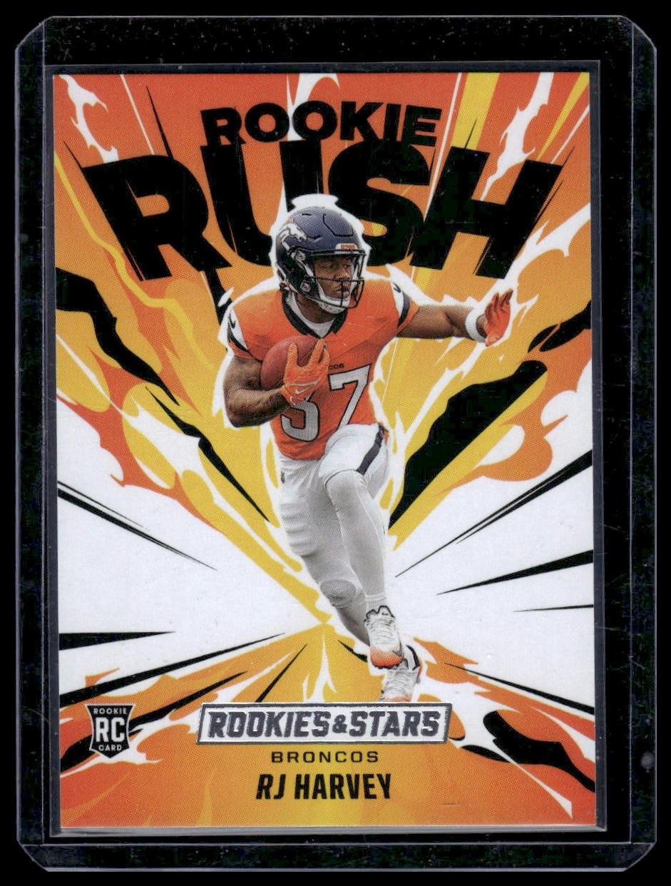 2025 Panini Rookies & Stars #15 RJ Harvey Rookie Rush