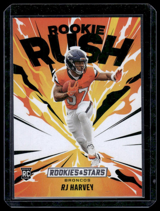 2025 Panini Rookies & Stars #15 RJ Harvey Rookie Rush
