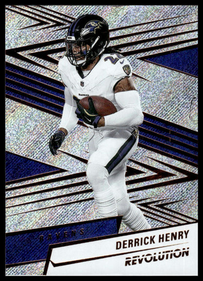 Derrick Henry 2025 Panini Revolution #100 Teal Levels