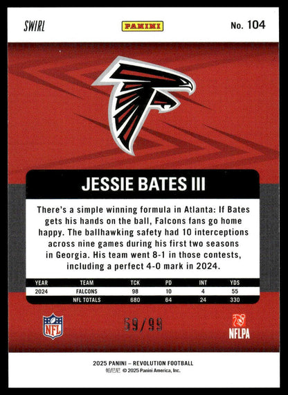 Jessie Bates III 2025 Panini Revolution #104 Red Astro