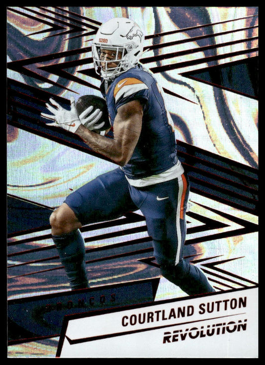 Courtland Sutton 2025 Panini Revolution #146 Red Storm