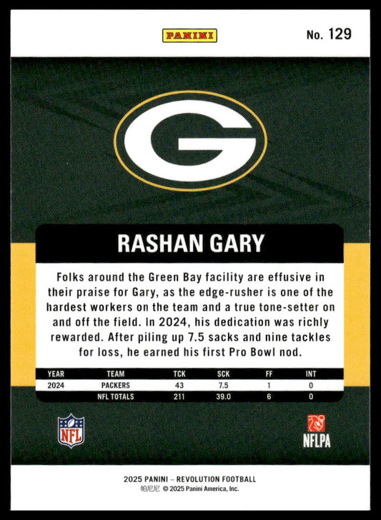 Rashan Gary 2025 Panini Revolution #129 Red Cosmo
