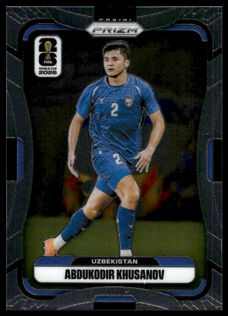 2026 Panini Prizm FIFA World Cup #446 Abdukodir Khusanov Silver Prizm