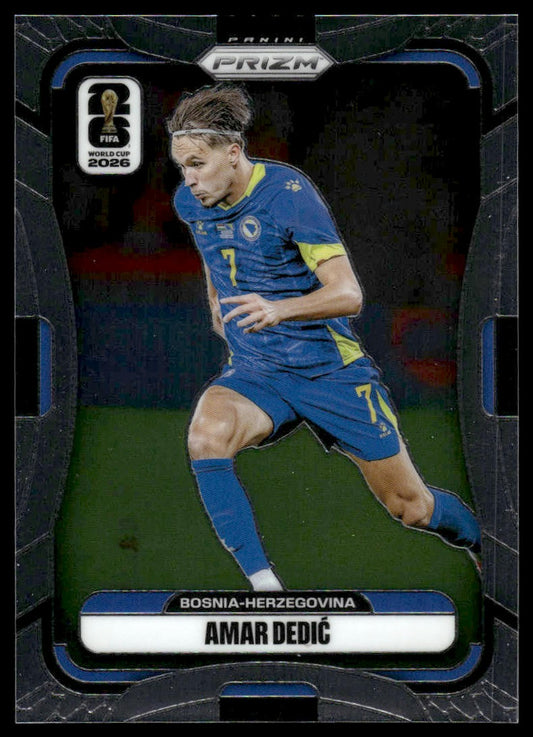 2026 Panini Prizm FIFA World Cup #471 Amar Dedic Silver Prizm