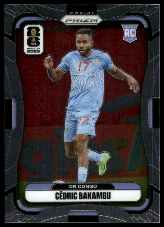 2026 Panini Prizm FIFA World Cup #464 Cedric Bakambu Silver Prizm