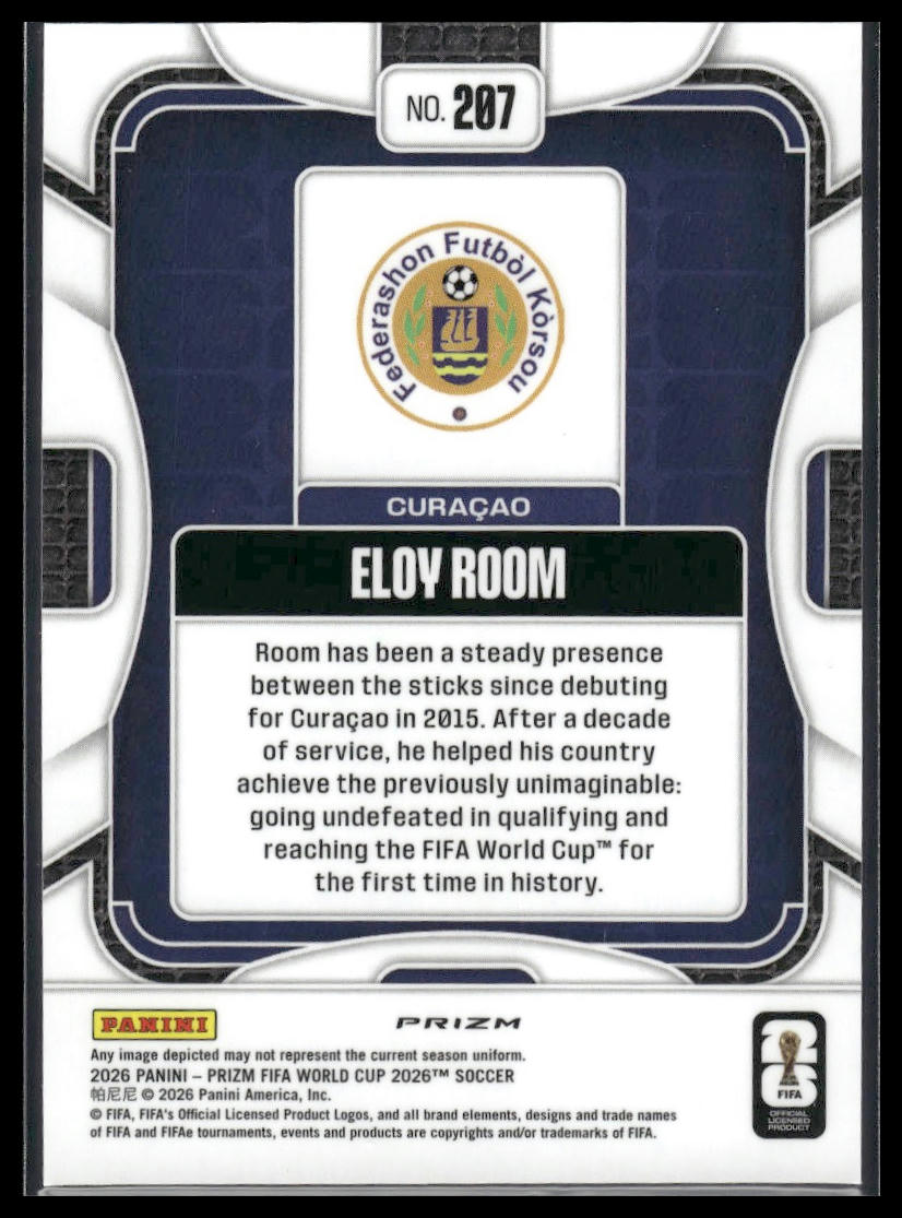 2026 Panini Prizm FIFA World Cup #207 Eloy Room Disco Prizm
