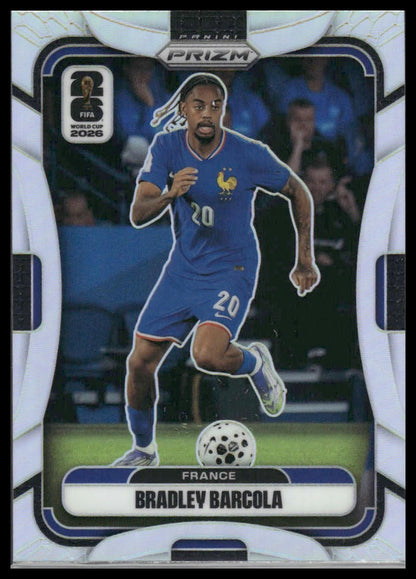 2026 Panini Prizm FIFA World Cup #28 Bradley Barcola Silver Prizm