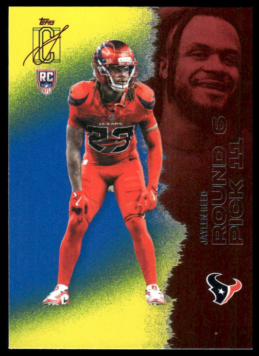 Jaylen Reed 2025 Topps Signature Class #168 Blue & Yellow RC