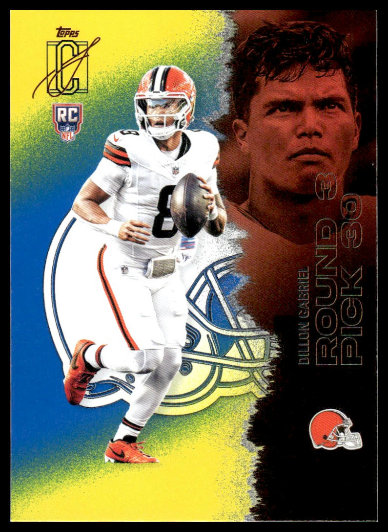 Dillon Gabriel 2025 Topps Signature Class #103 Blue & Yellow RC