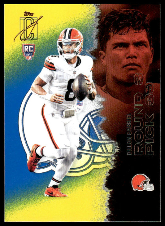 Dillon Gabriel 2025 Topps Signature Class #103 Blue & Yellow RC