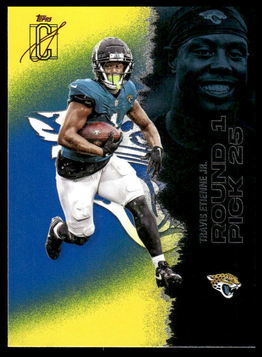 Travis Etienne Jr. 2025 Topps Signature Class #27 Blue & Yellow