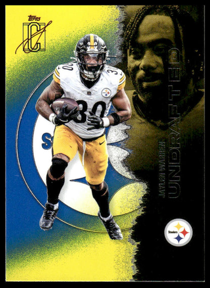 Jaylen Warren 2025 Topps Signature Class #45 Blue & Yellow