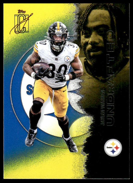 Jaylen Warren 2025 Topps Signature Class #45 Blue & Yellow