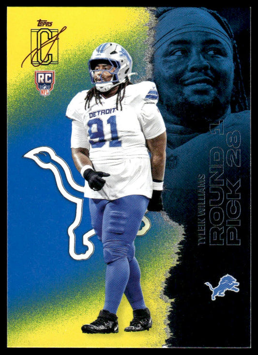 Tyleik Williams 2025 Topps Signature Class #157 Blue & Yellow RC