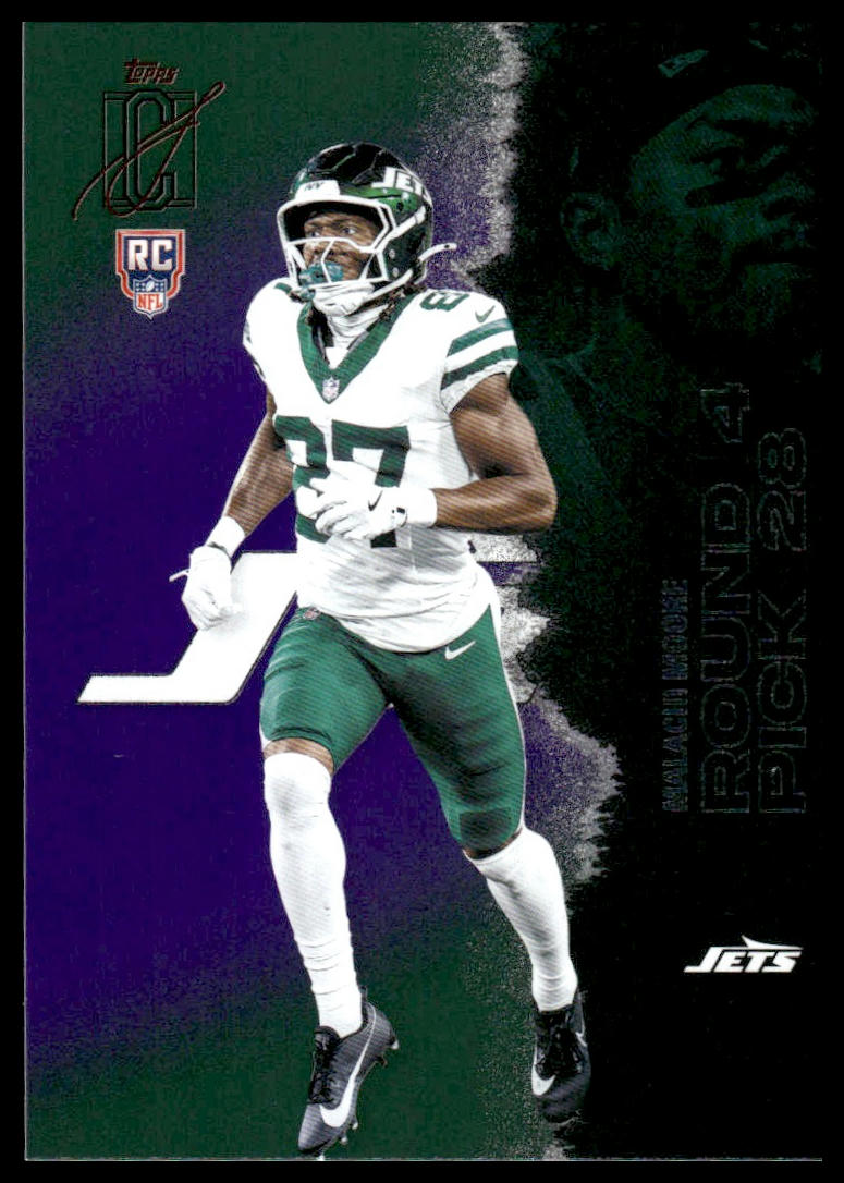 Malachi Moore 2025 Topps Signature Class #214 Green & Purple RC