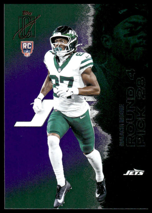 Malachi Moore 2025 Topps Signature Class #214 Green & Purple RC
