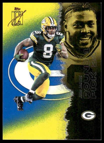 Josh Jacobs 2025 Topps Signature Class #22 Chrome
