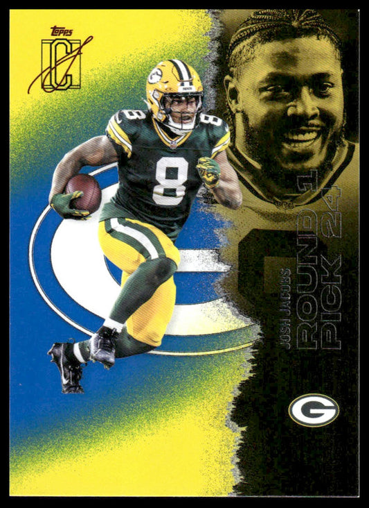 Josh Jacobs 2025 Topps Signature Class #22 Chrome