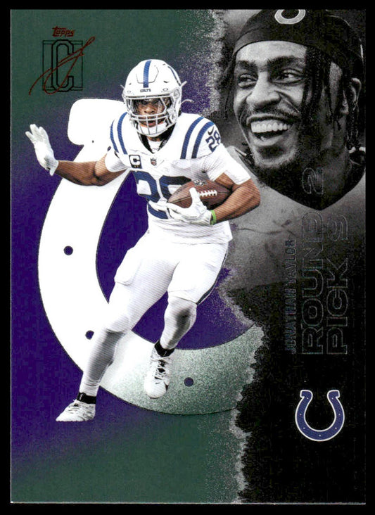 Jonathan Taylor 2025 Topps Signature Class #25 Green & Purple