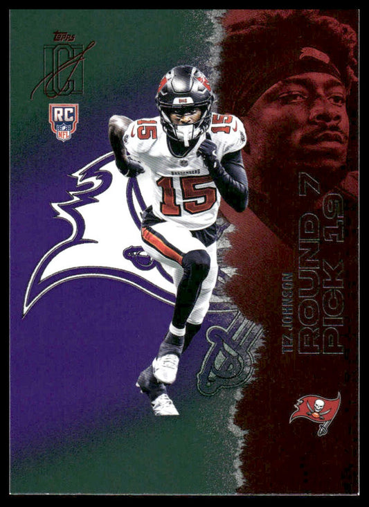 Tez Johnson 2025 Topps Signature Class #124 Green & Purple RC