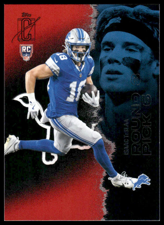 Isaac TeSlaa 2025 Topps Signature Class #131 Blue & Yellow RC