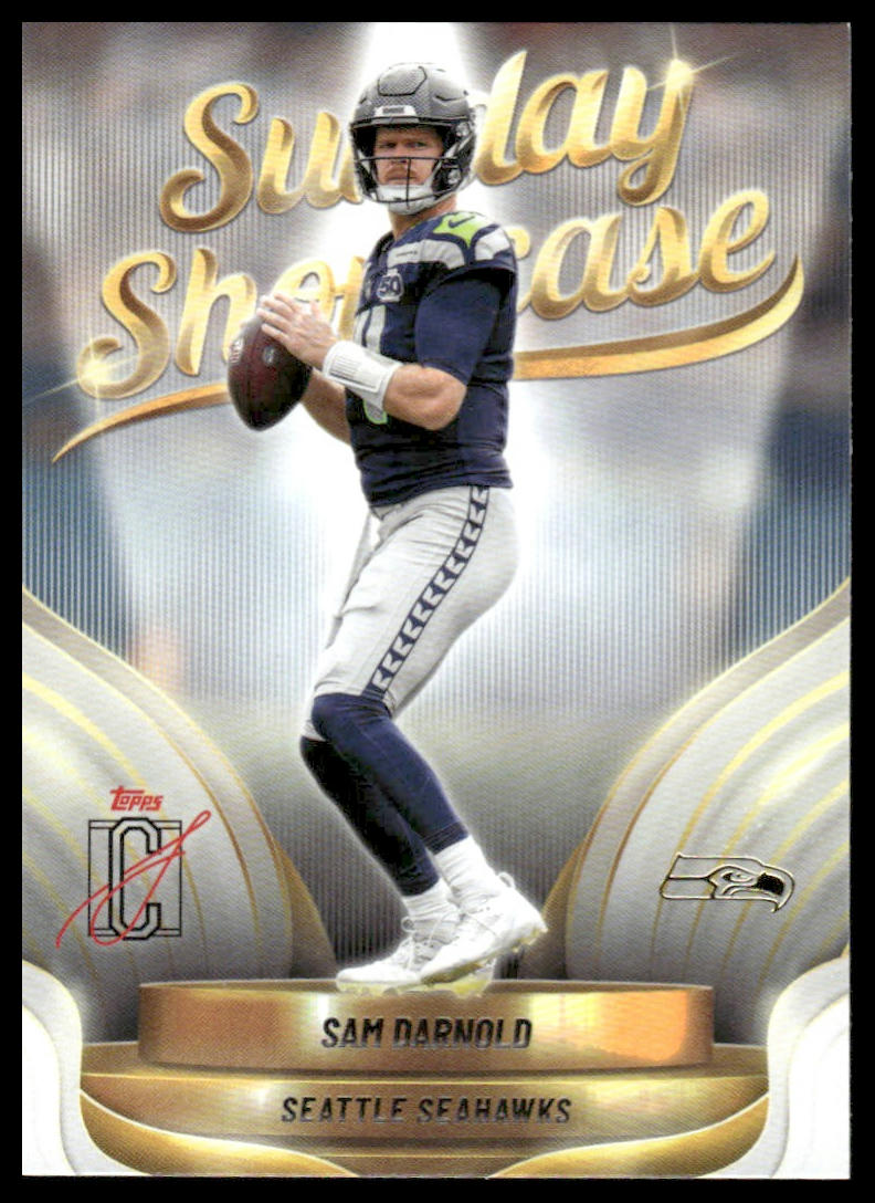 Sam Darnold 2025 Topps Signature Class #SS-18 Sunday Showcase