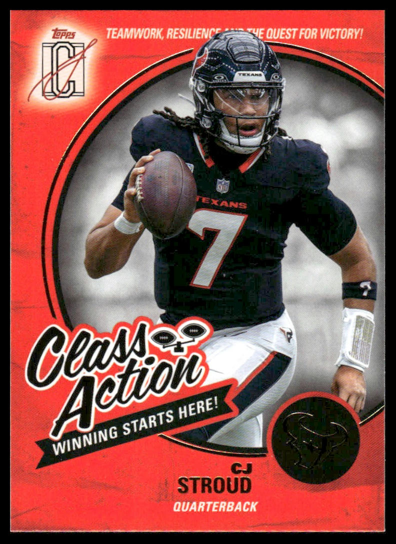CJ Stroud 2025 Topps Signature Class #CA-13 Class Action