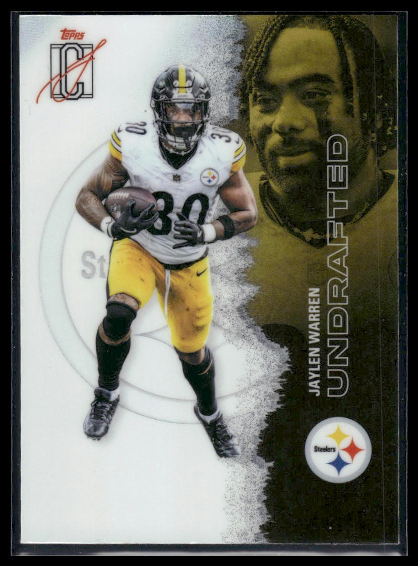 Jaylen Warren 2025 Topps Signature Class #45 Chrome