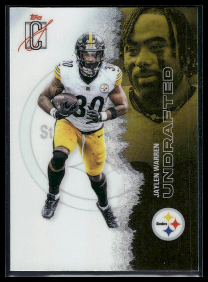 Jaylen Warren 2025 Topps Signature Class #45 Chrome