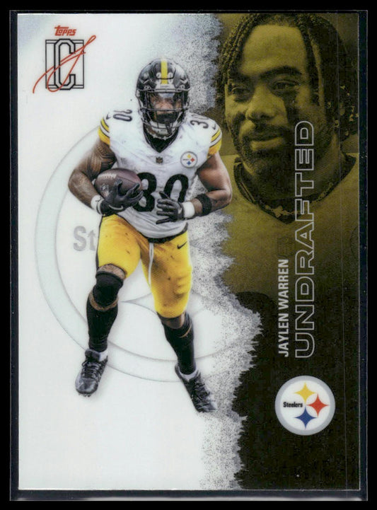 Jaylen Warren 2025 Topps Signature Class #45 Chrome